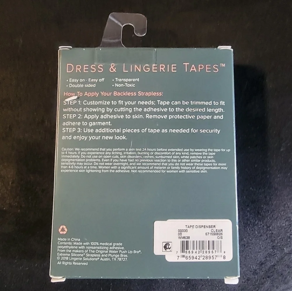 Lingerie Solutions Dress and Lingerie Tapes NIB